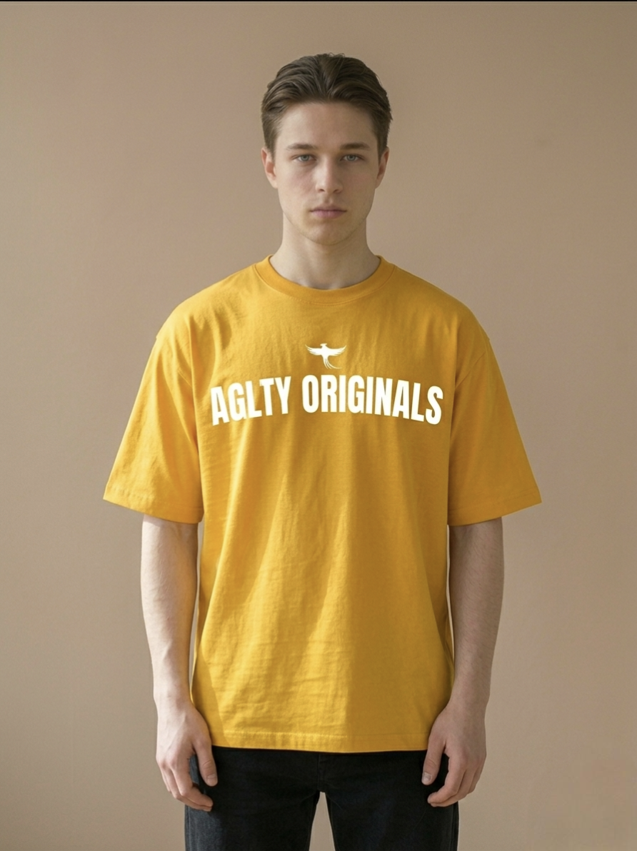 AGLTY WEAR Originals Oversized Heavyweight Graphic Tee