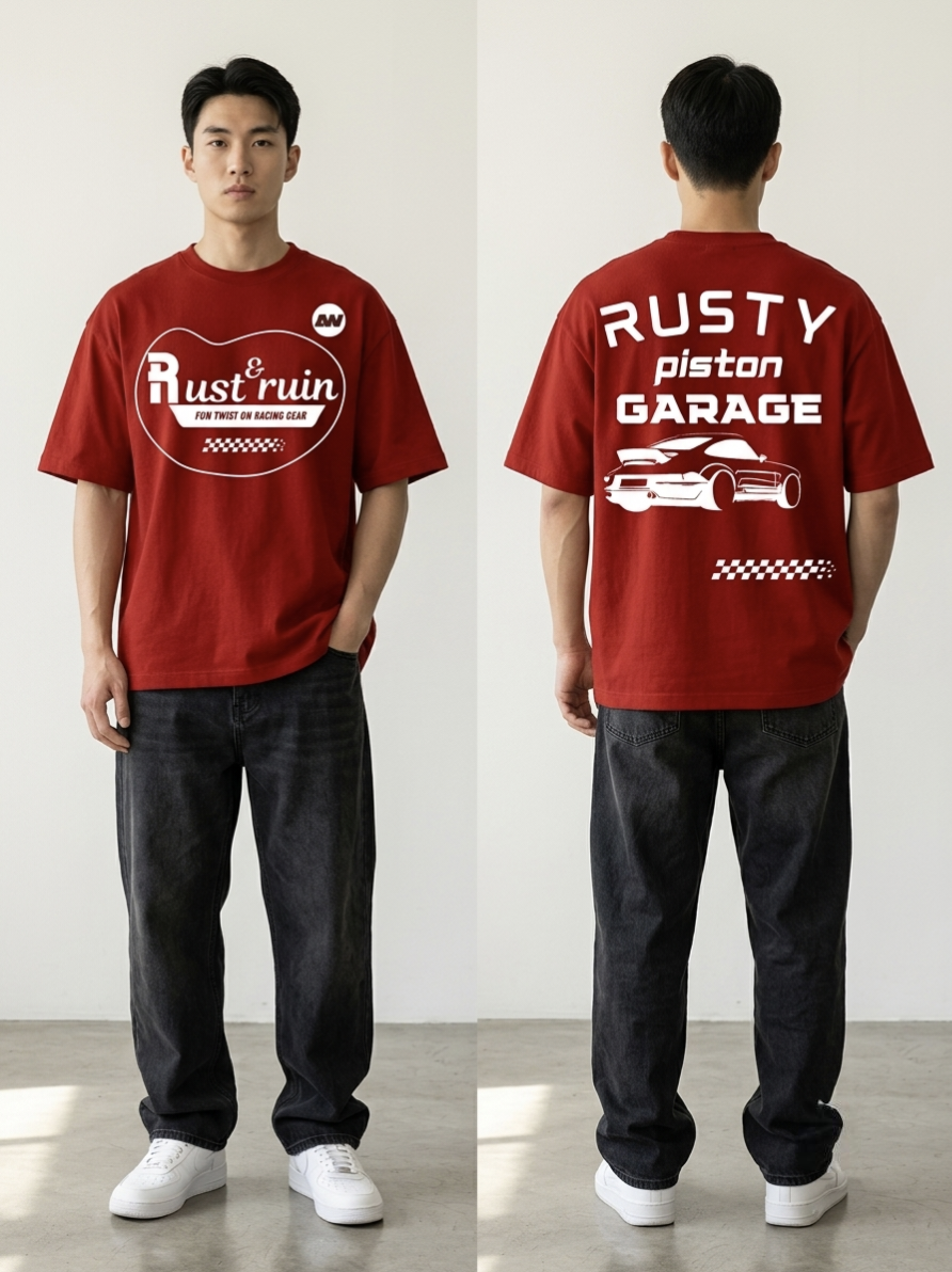 "Rusty Piston Garage" Graphic Tee