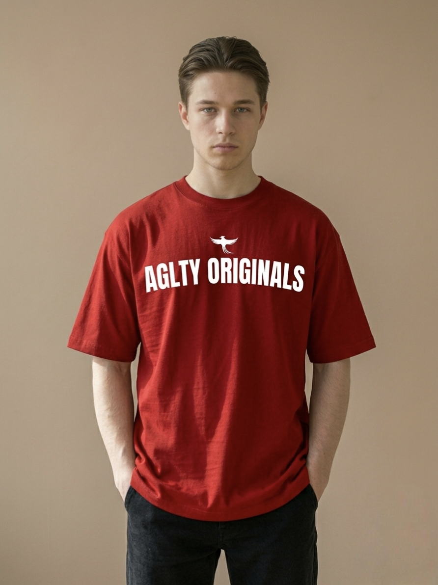 AGLTY WEAR Originals Oversized Heavyweight Graphic Tee