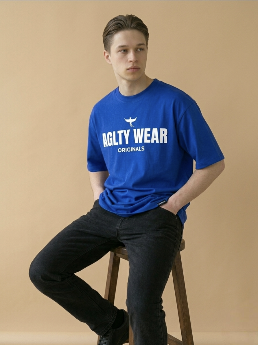 AGLTY WEAR Originals Oversized Heavyweight Graphic Tee